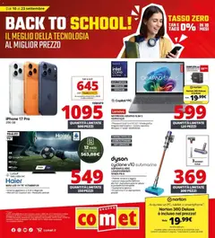 Anteprima del volantino Comet - Back to school valido a partire dal 10/09/2026