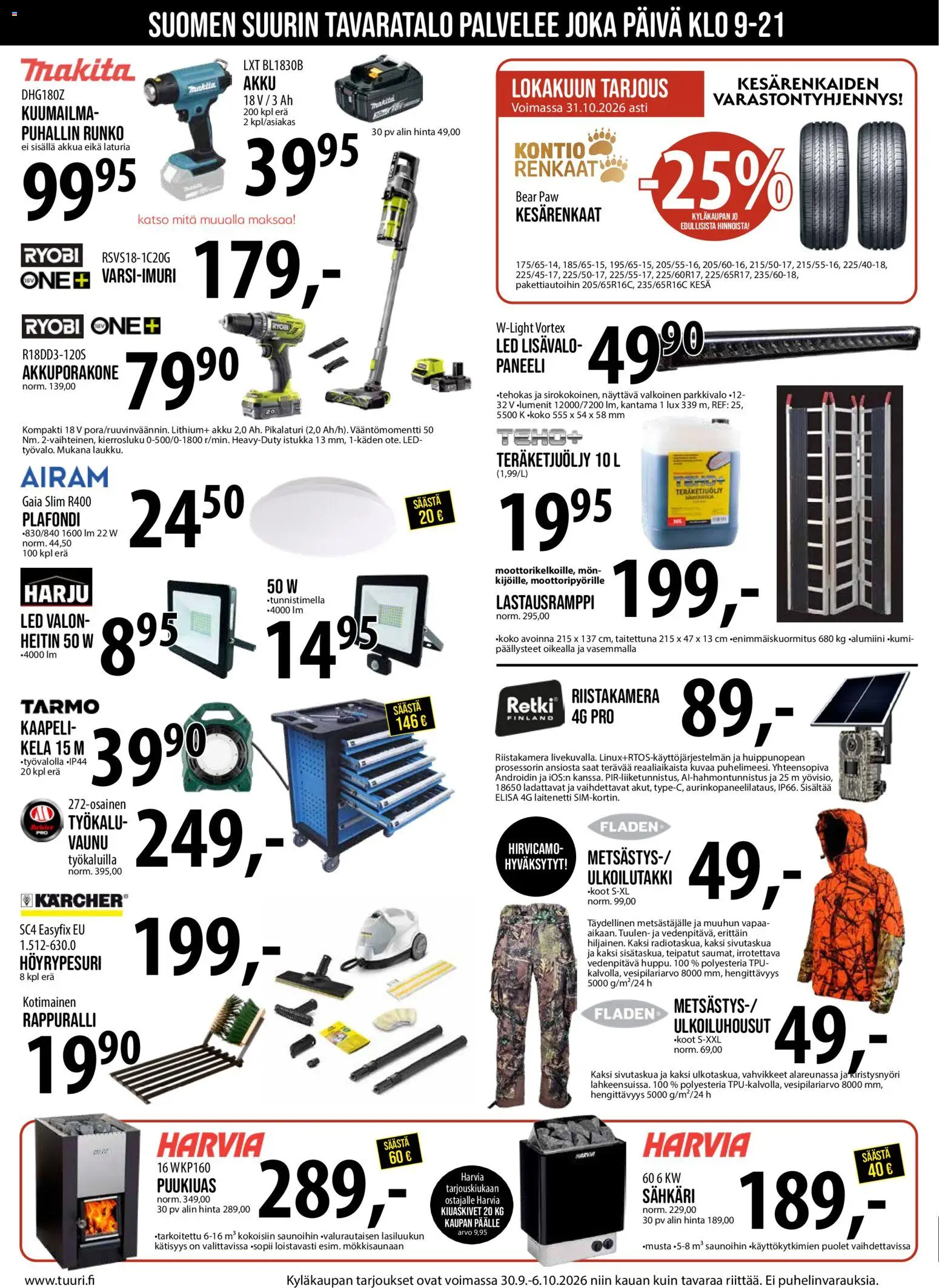Tuuri tarjoukset – voimassa 30/09/2026 alkaen | Sivu: 5