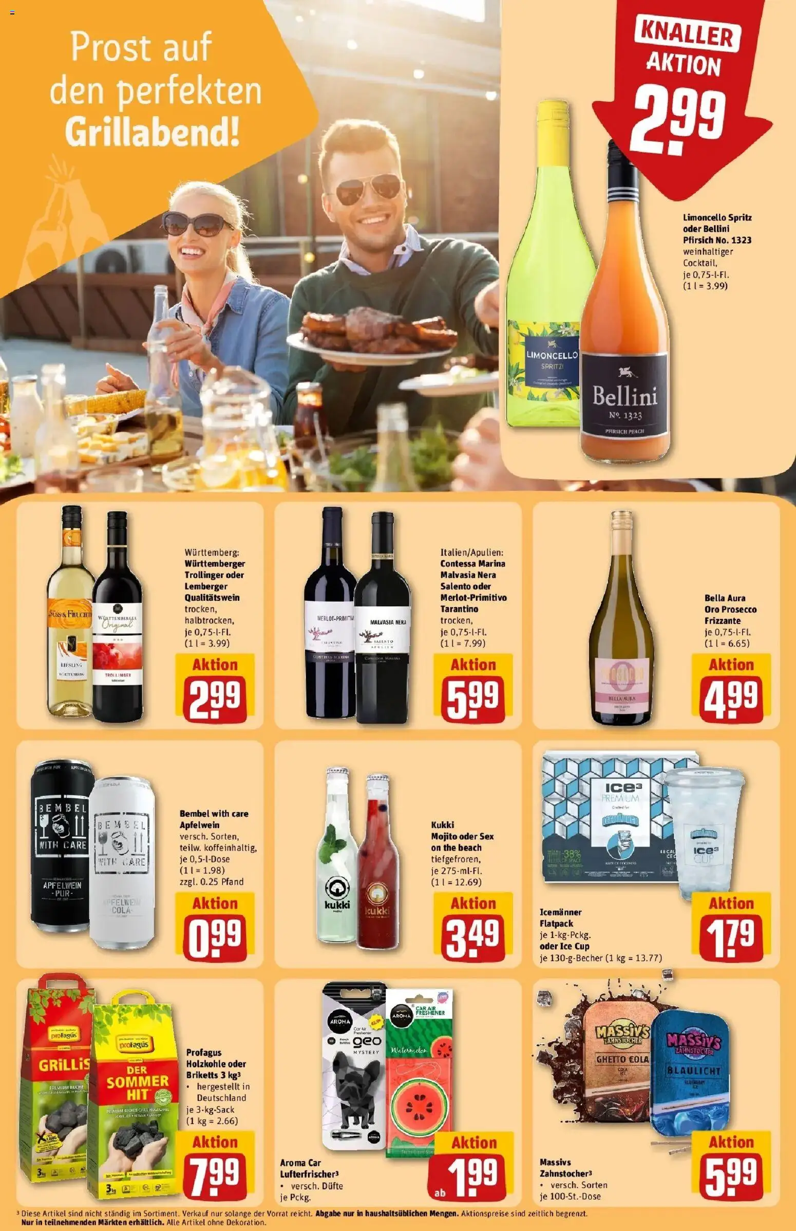 REWE Prospekt ab 04.05.2026 zum Blättern » Angebote | Seite: 27 | Produkte: Cola, Prosecco, Limoncello, Wein