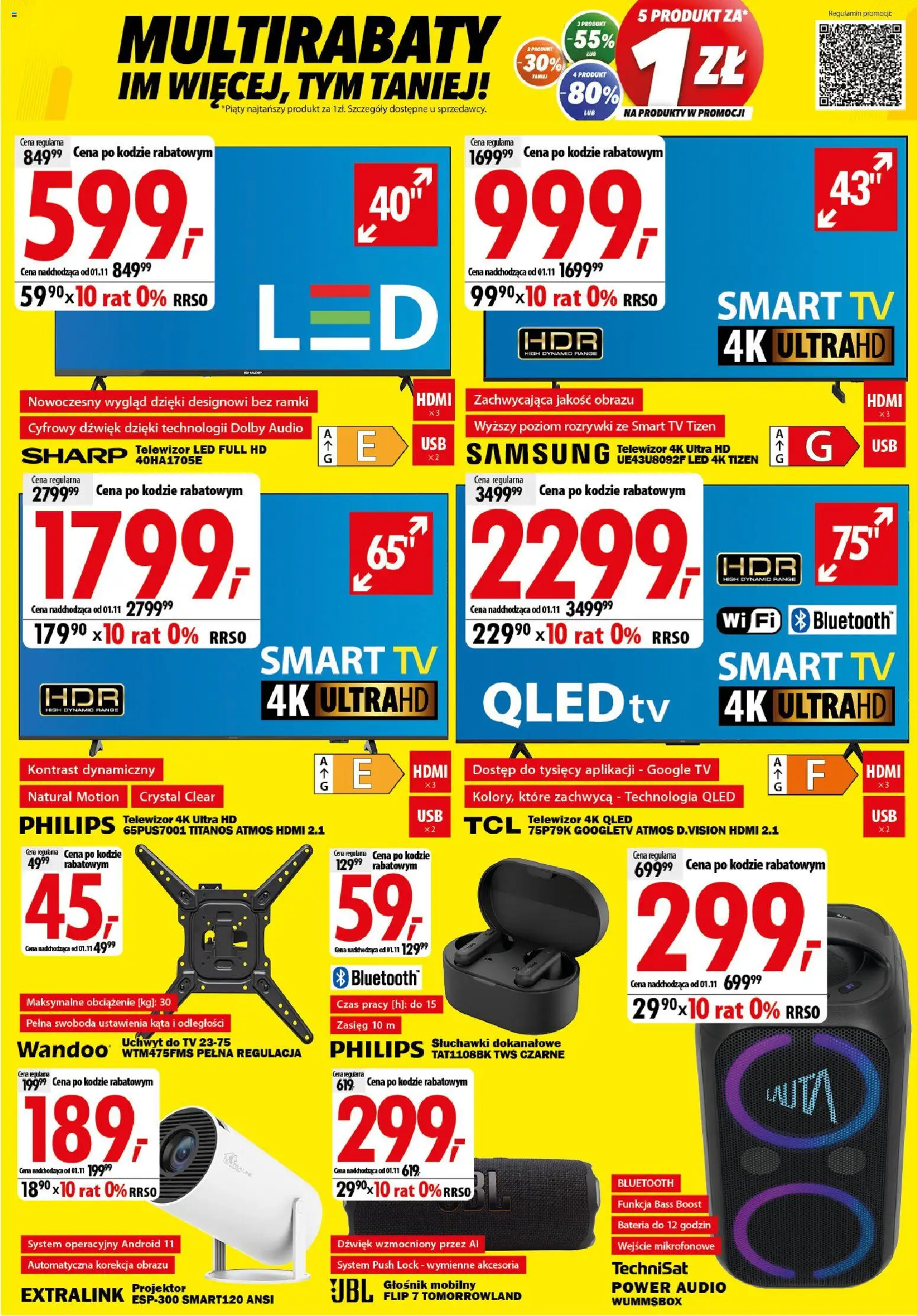 Mediaexpert promocje - Wielkie otwarcie Lubin od 22.10.2026 | Strona: 2 | Produkty: Telewizor, Audio, Słuchawki, Bateria