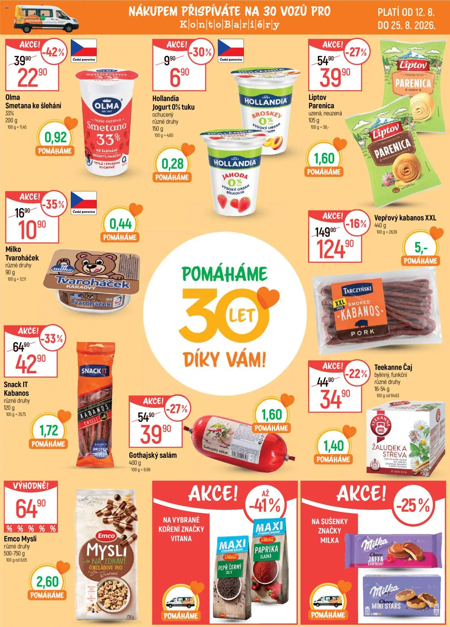 Globus leták od 12.08.2026 | Strana: 15 | Produkty: Milka, Teekanne, Smetana ke šlehání, Kuchyně