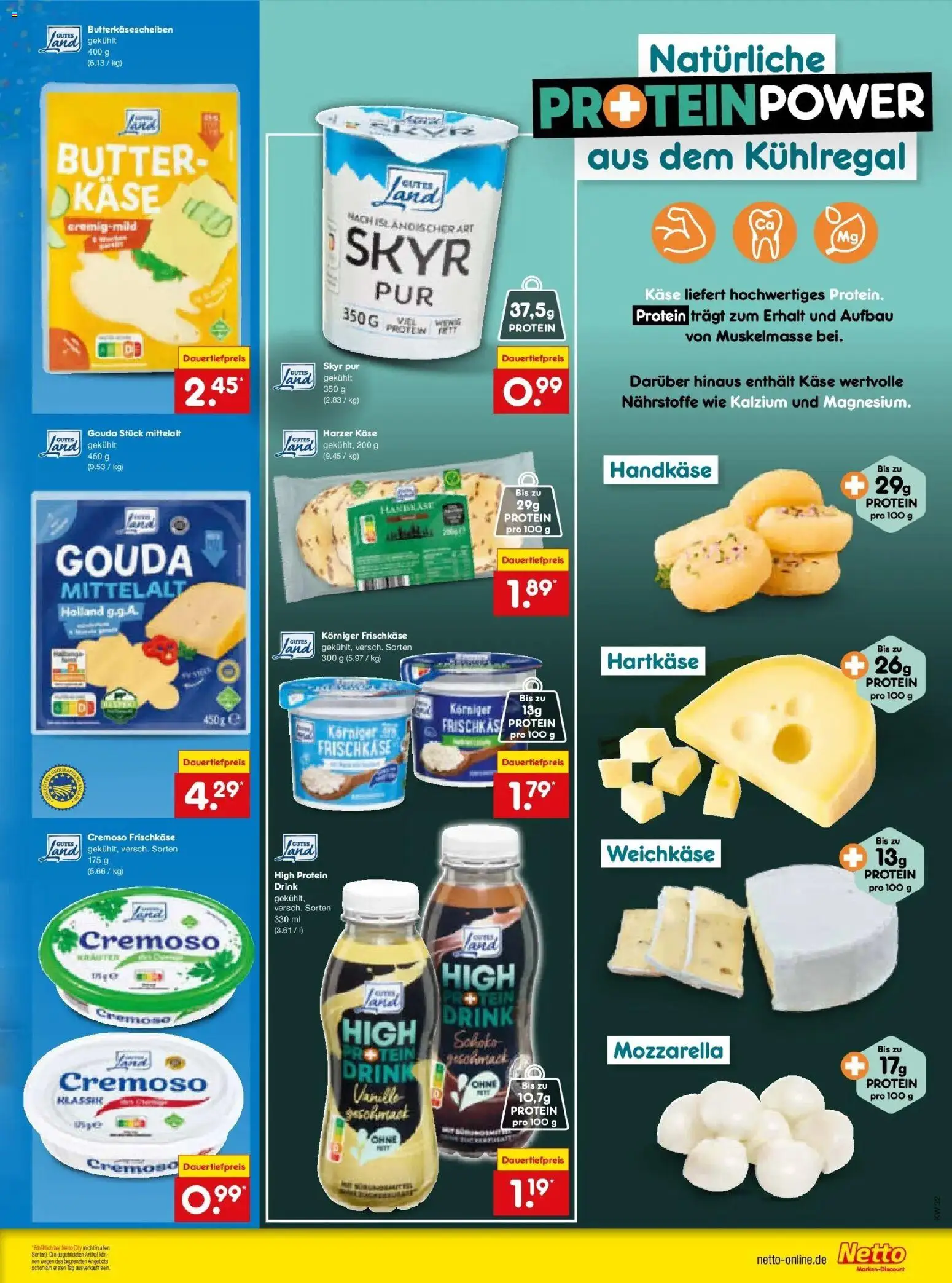 Netto Marken-Discount Prospekt Weimar – gültig ab 03.08.2026 | Seite: 23 | Produkte: Butter, Gouda, Skyr, Frischkase