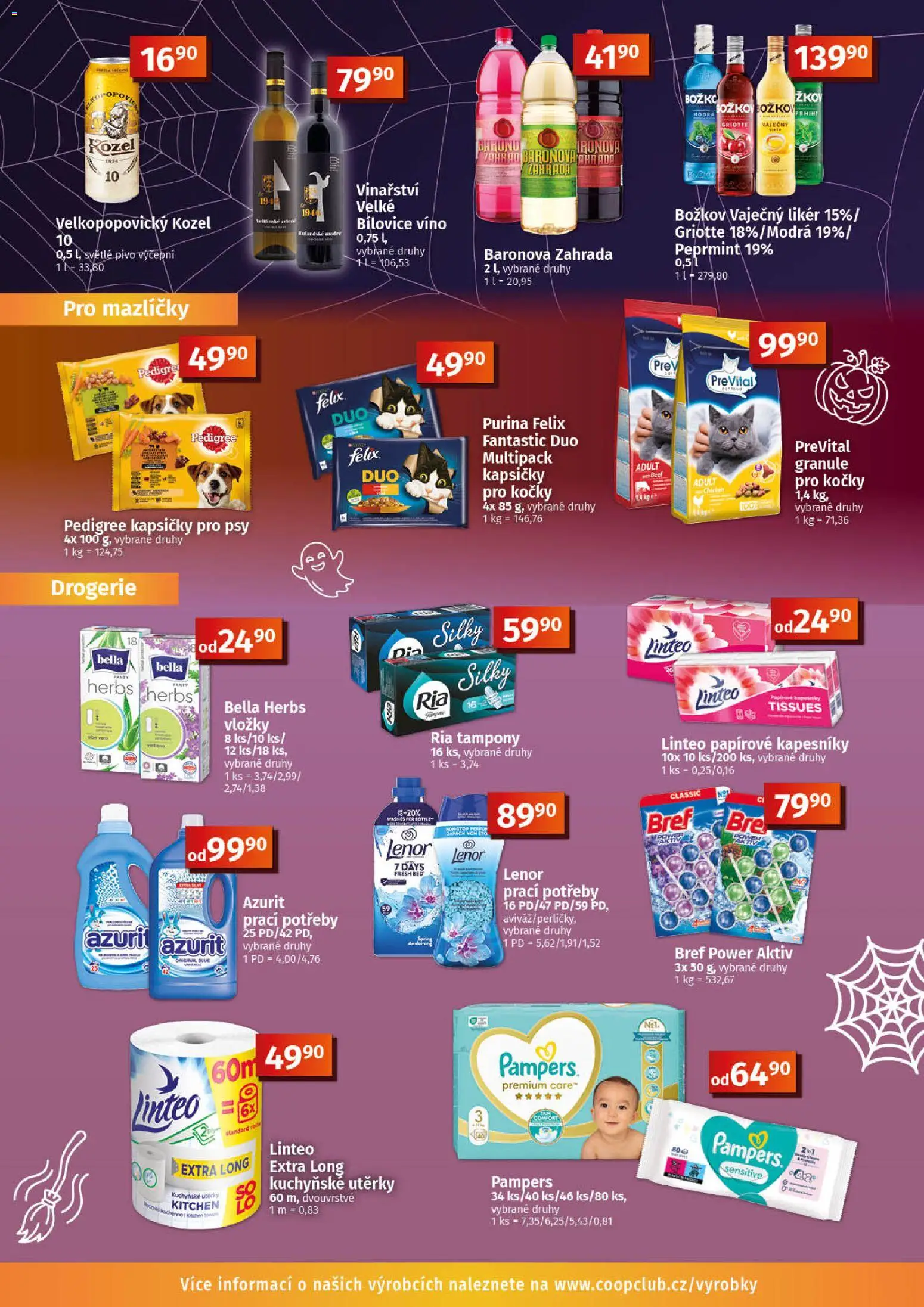 Coop leták - Tuty od 21.10.2026 | Strana: 9 | Produkty: Zahrada, Kuchyňské utěrky, Kozel, Božkov