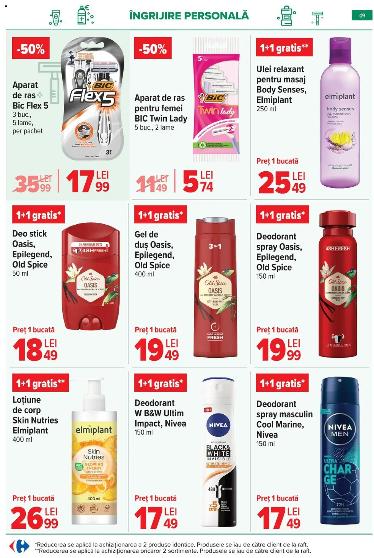Noul catalog Carrefour – valabil de la 06.05.2026 | Pagină: 52 | Produse: Kısırlaştırılmış Kedi Maması, Body, Ulei, Deodorant