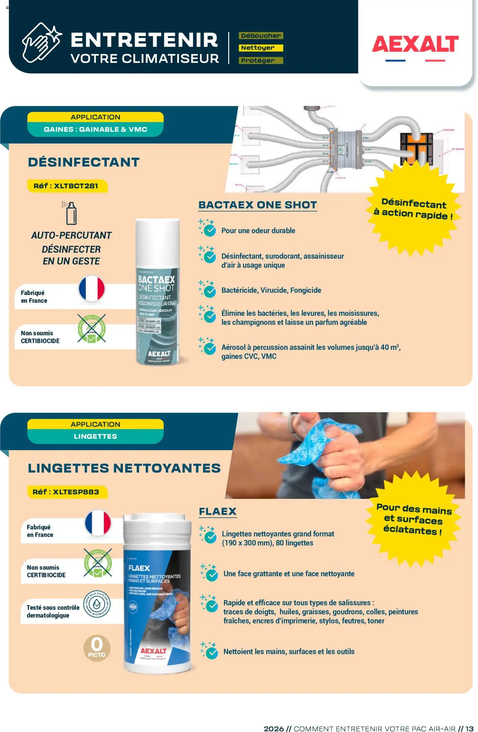 {H1} | Page: 13 | Produits: Toner, Parfum, Climatiseur