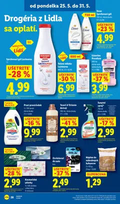 Lidl leták platný od 25.05.2026 | Strana: 46 | Produkty: Listerine, Mlieko, Sanytol, Voda