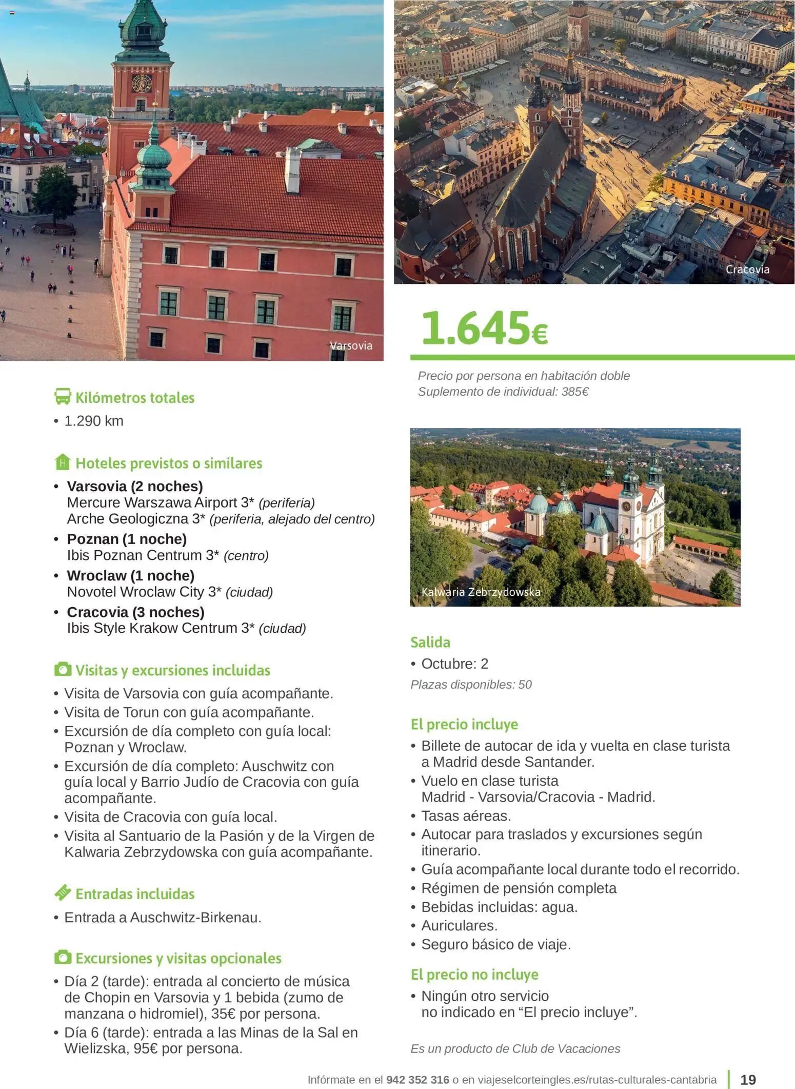 Viajes El Corte Inglés Rutas Culturales Cantabria │ válido desde el 01.05.2026 | Página: 19