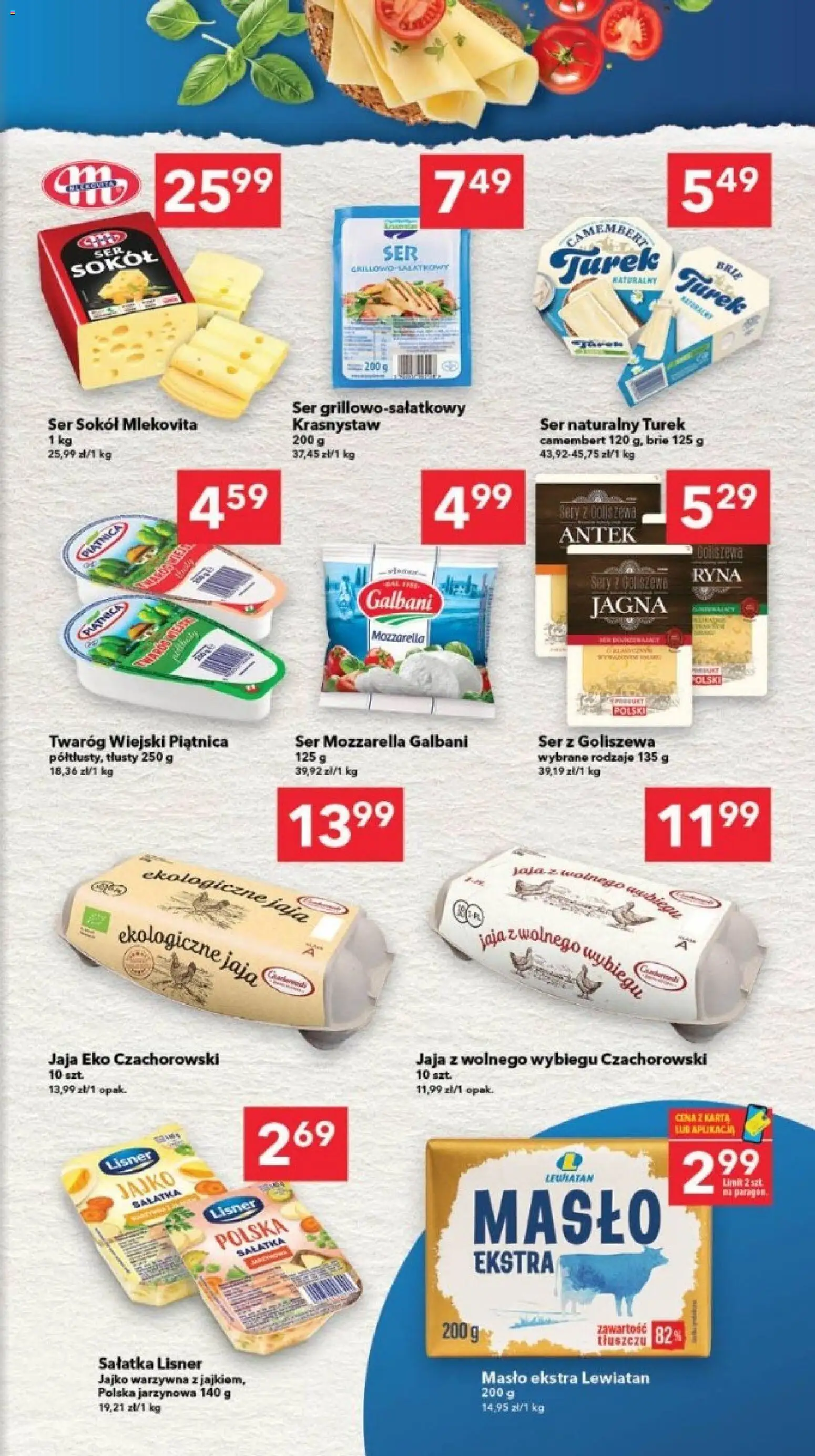 Lewiatan gazetka - Gdańsk od 21.05.2026 | Strona: 9 | Produkty: Camembert, Sery, Twaróg, Sałatka