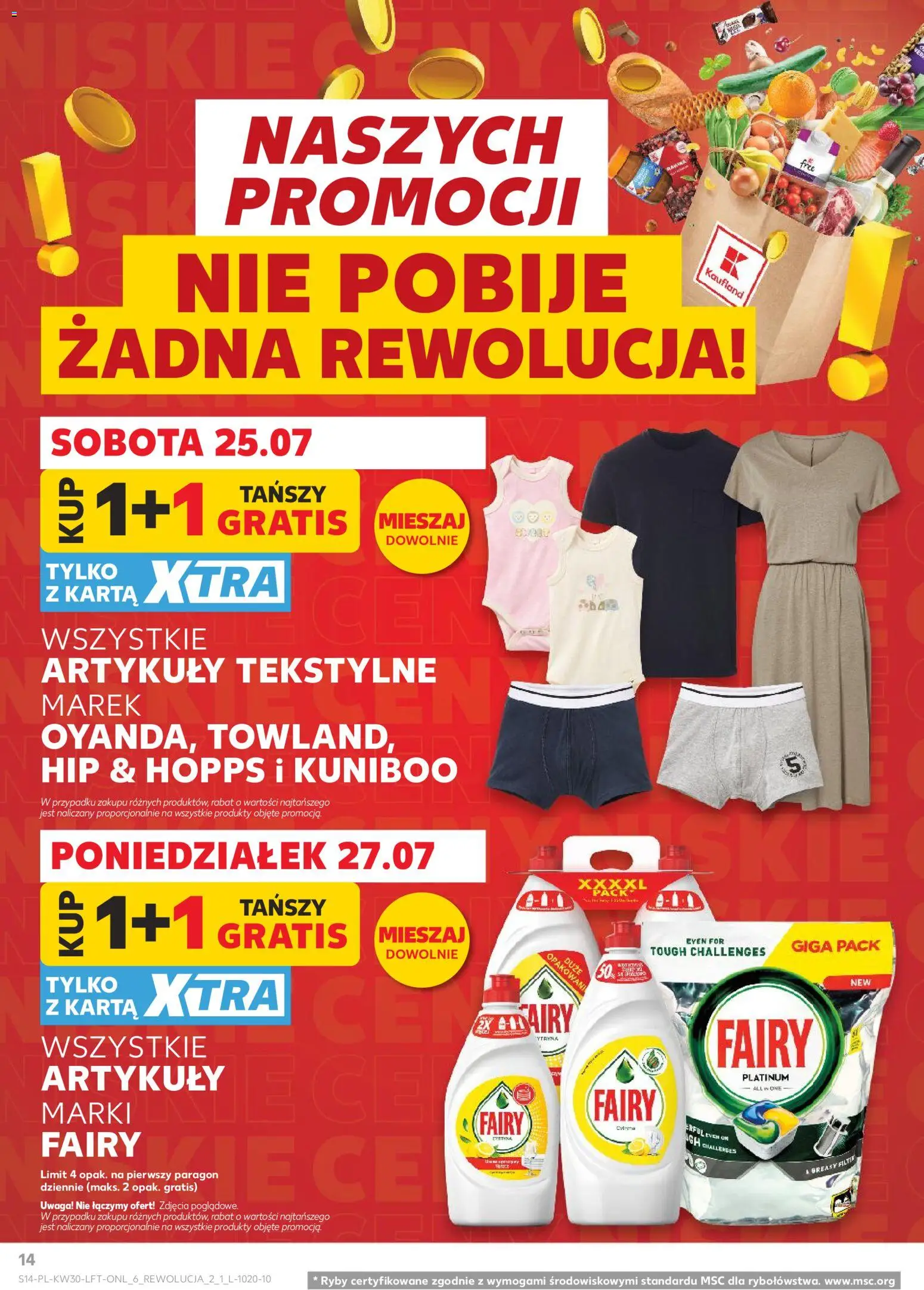 Kaufland Polsko leták od 23.07.2026 | Strana: 14 | Produkty: Ryby