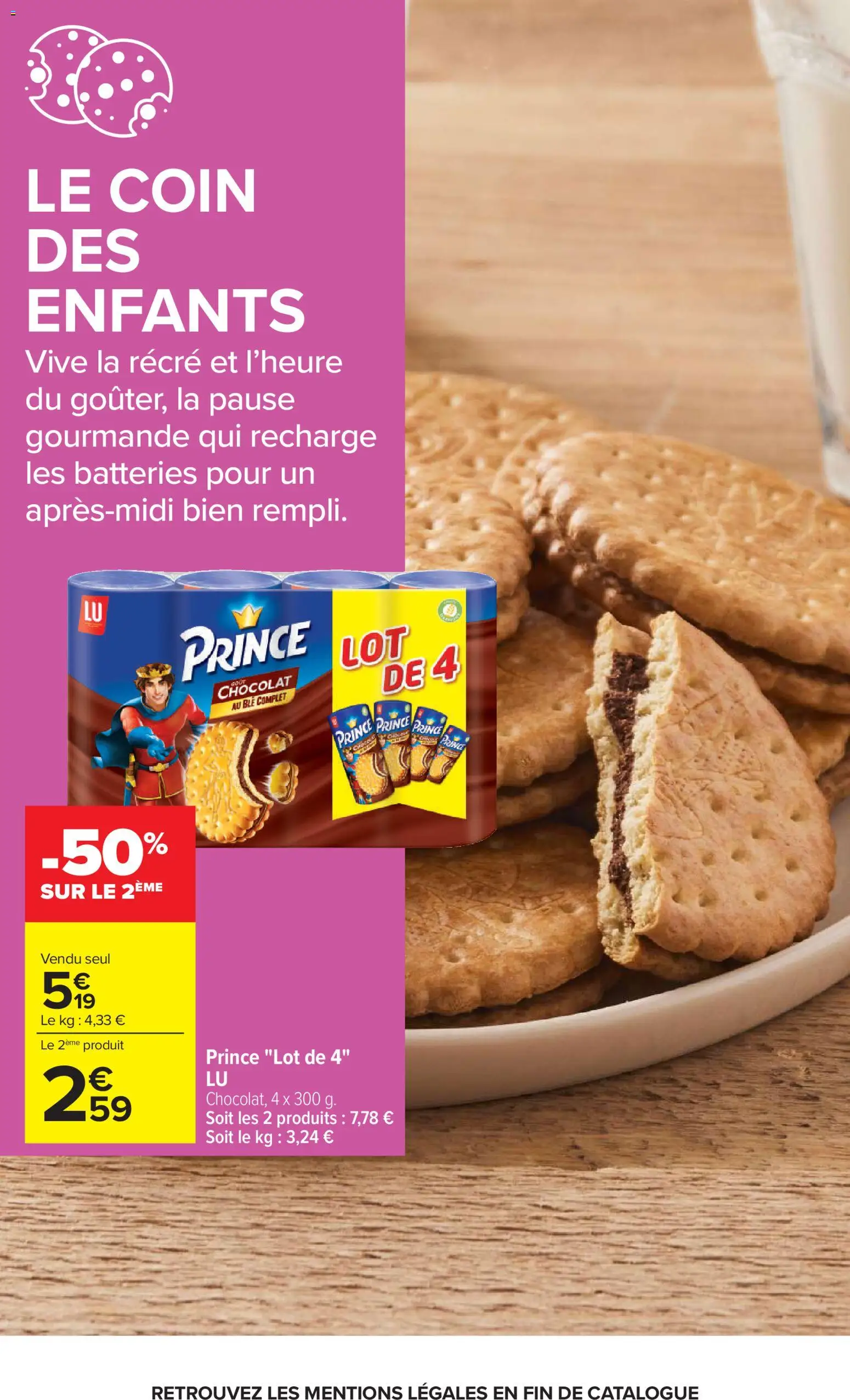 {H1} | Page: 5 | Produits: Cookies, Chocolat, Blé