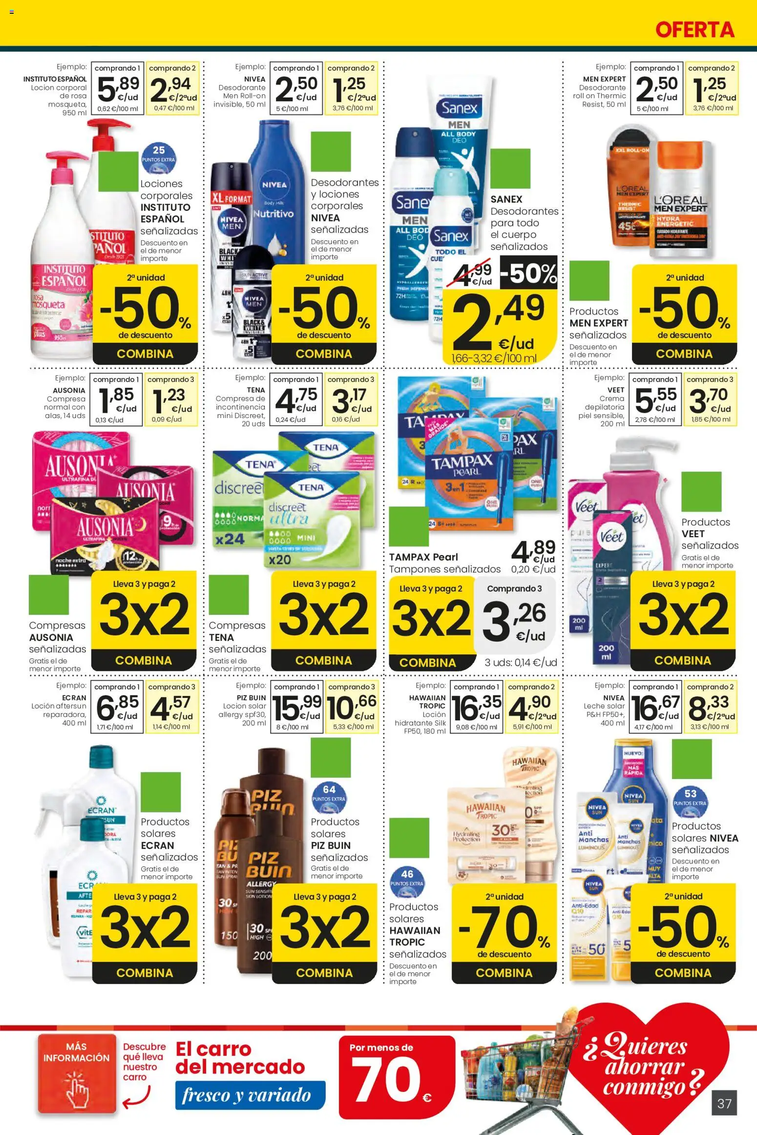 Eroski Ofertones de verano │ válido desde el 11.06.2026 | Página: 37 | Productos: Leche, Crema, Γλυφιτζούρι, Body