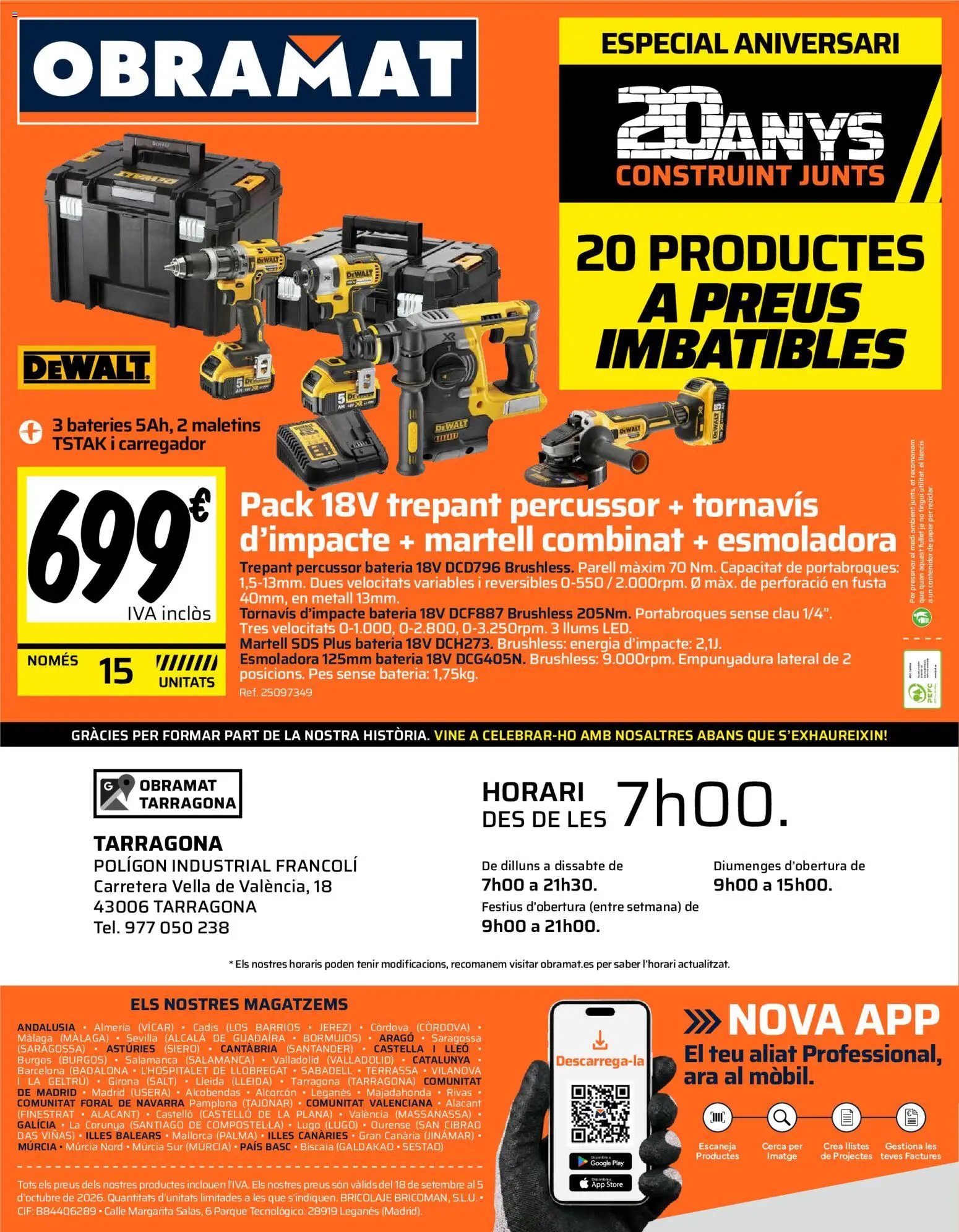 Obramat - Tarragona │ válido desde el 18/09/2026 | Página: 8 | Productos: Batería