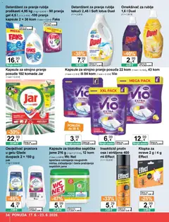 KTC Katalog - Pregled kataloga iz trgovine KTC, vrijedi od 17.06.2026 | Stranica: 34 | Proizvodi: Deterdžent, Osvježivač prostora, Sol, Jar
