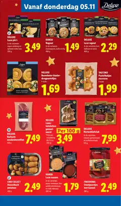 KANIA Luxe sauzen, In de varianten peper-roomsaus, bos-paddenstoelensaus en rode wijnsaus - Voorbeeld van een folder van Lidl, geldig van 02-11-2026 | Pagina: 35