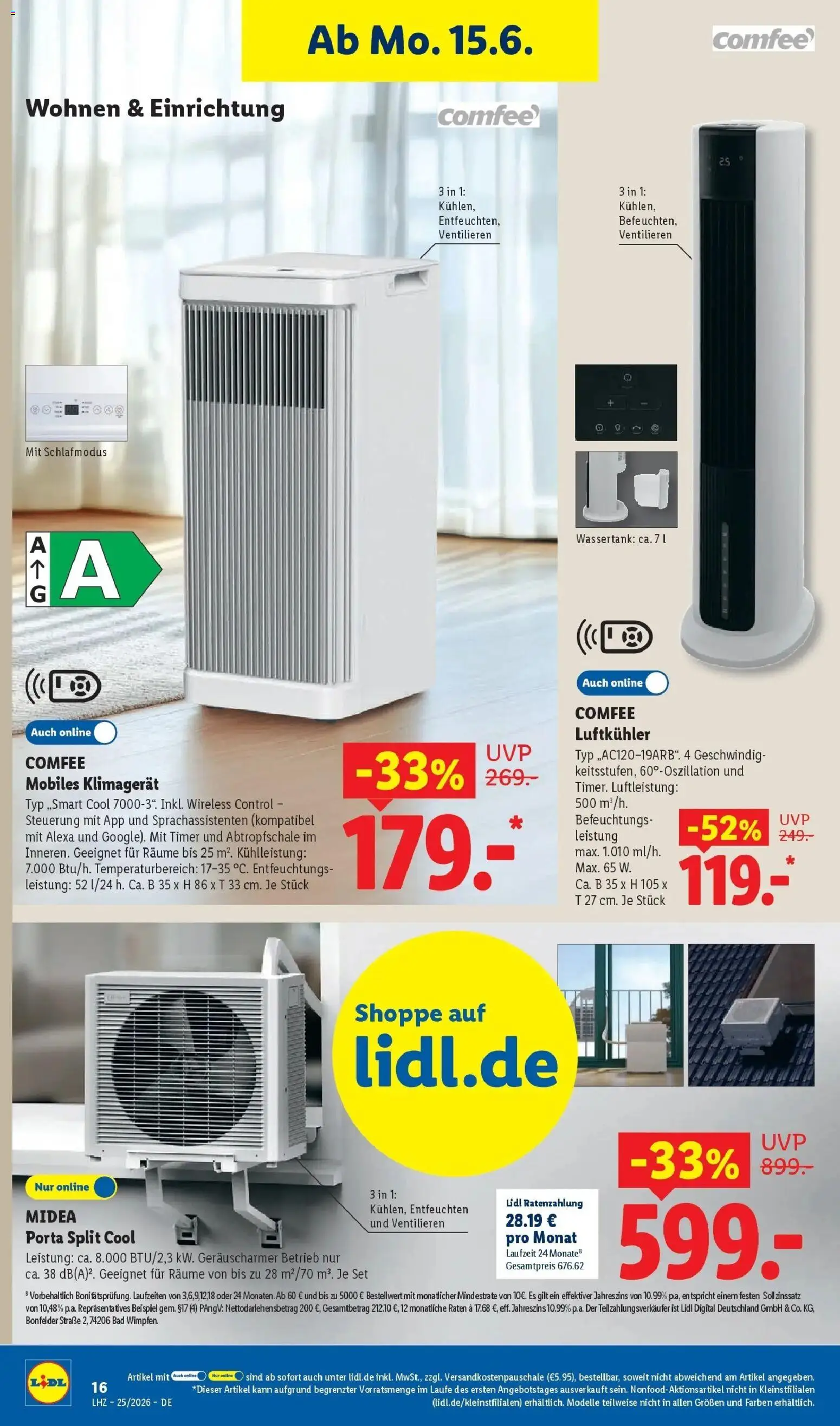 Lidl Prospekt Mahlow – gültig ab 15.06.2026 | Seite: 30 | Produkte: Spiel, Bad, Klimagerät