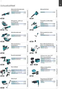 Makita-mainoslehti voimassa 24.03.2026 alkaen | Sivu: 9 | Tuotteet: Lumilinko, Imuri, Akku, Kompressori