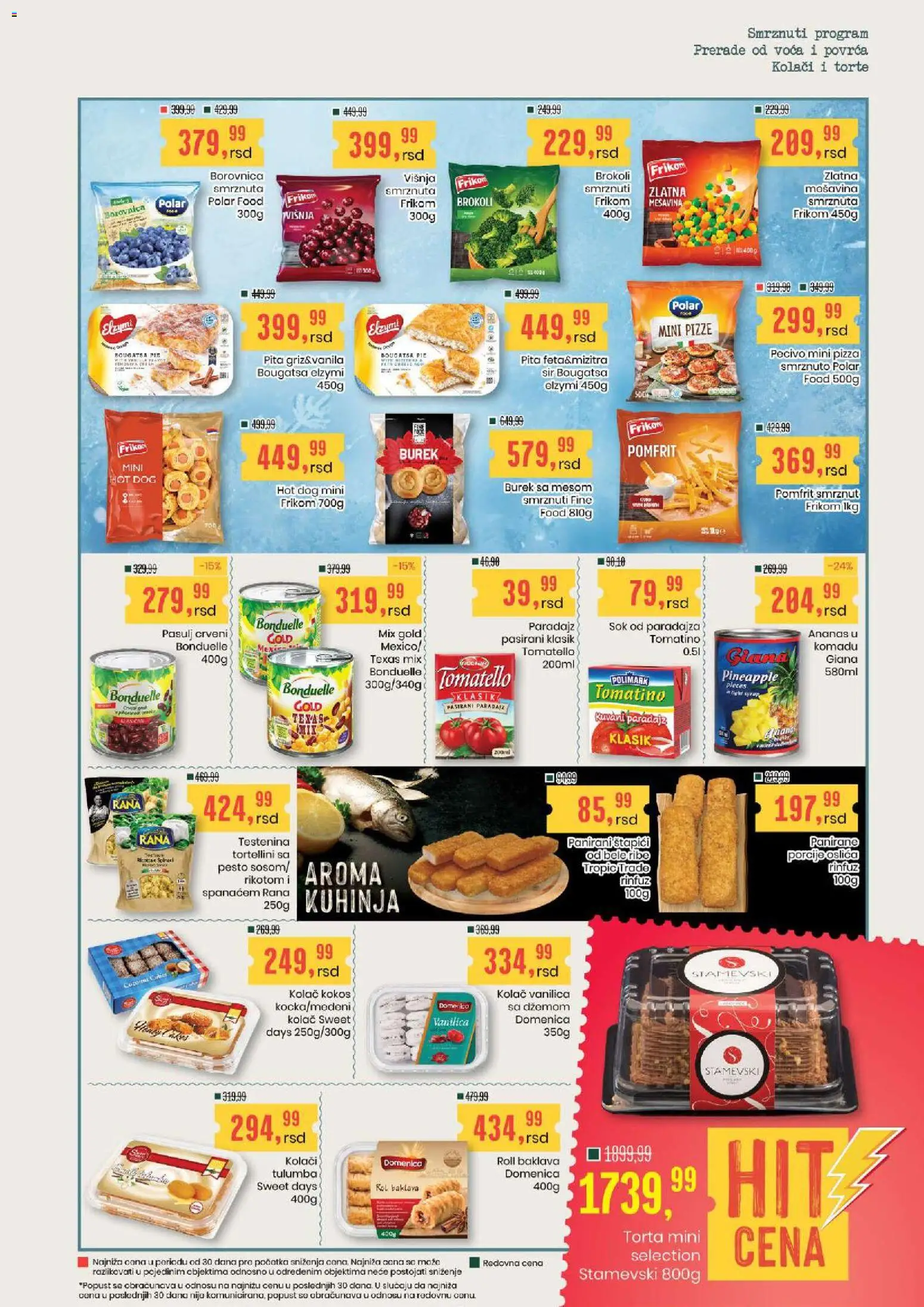 Aroma Market katalog - važi od 15.10.2026 | Strana: 7 | Proizvode: Pesto, Sok od paradajza, Sir, Torta