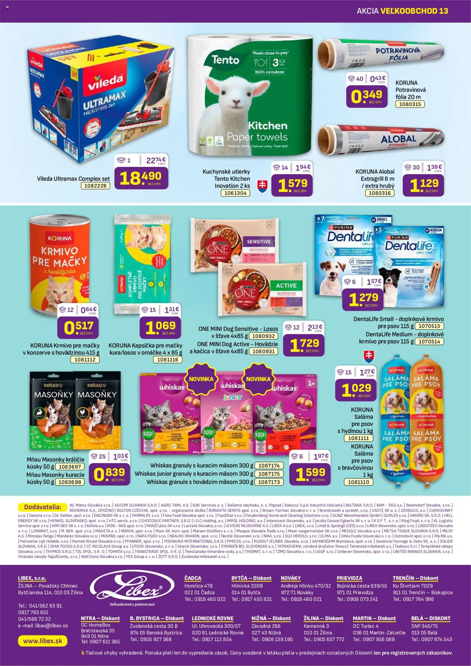 Nové Libex akcie – leták je platný od 29.06.2026 | Strana: 36 | Produkty: Kofola, Kačica, Losos, Flora