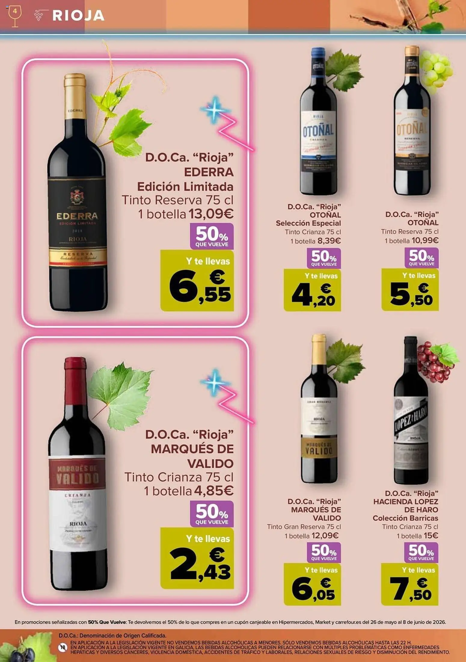 Carrefour Vinos │ válido desde el 12.05.2026 | Página: 4 | Productos: Té