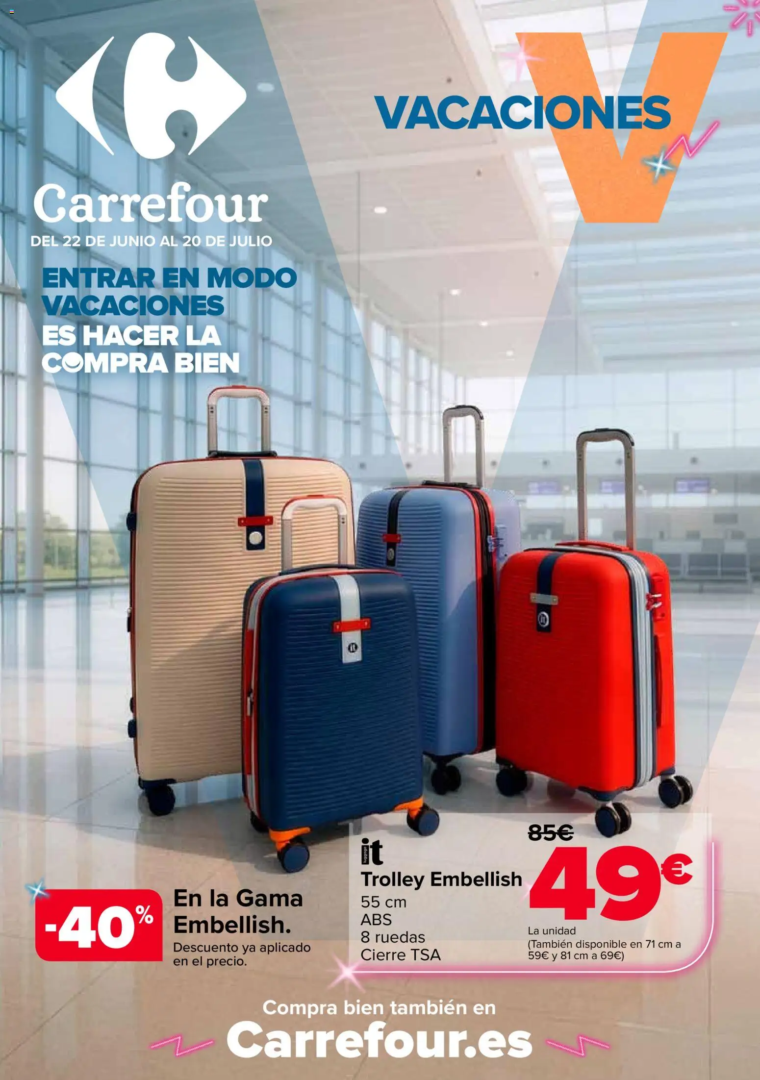 Carrefour Vacaciones del 22/06/2026 catalogue cover