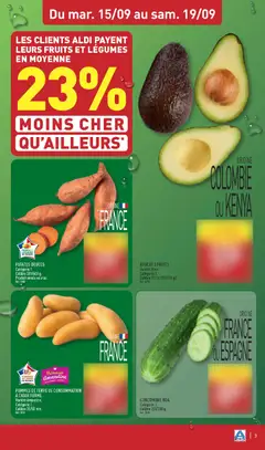 Aldi - Prévisualisation de AVOCAT 3 FRUITS, Avocats variété Hass, calibre 22/24 (151/196 g). valide à partir de 15/09/2026 | Page: 5