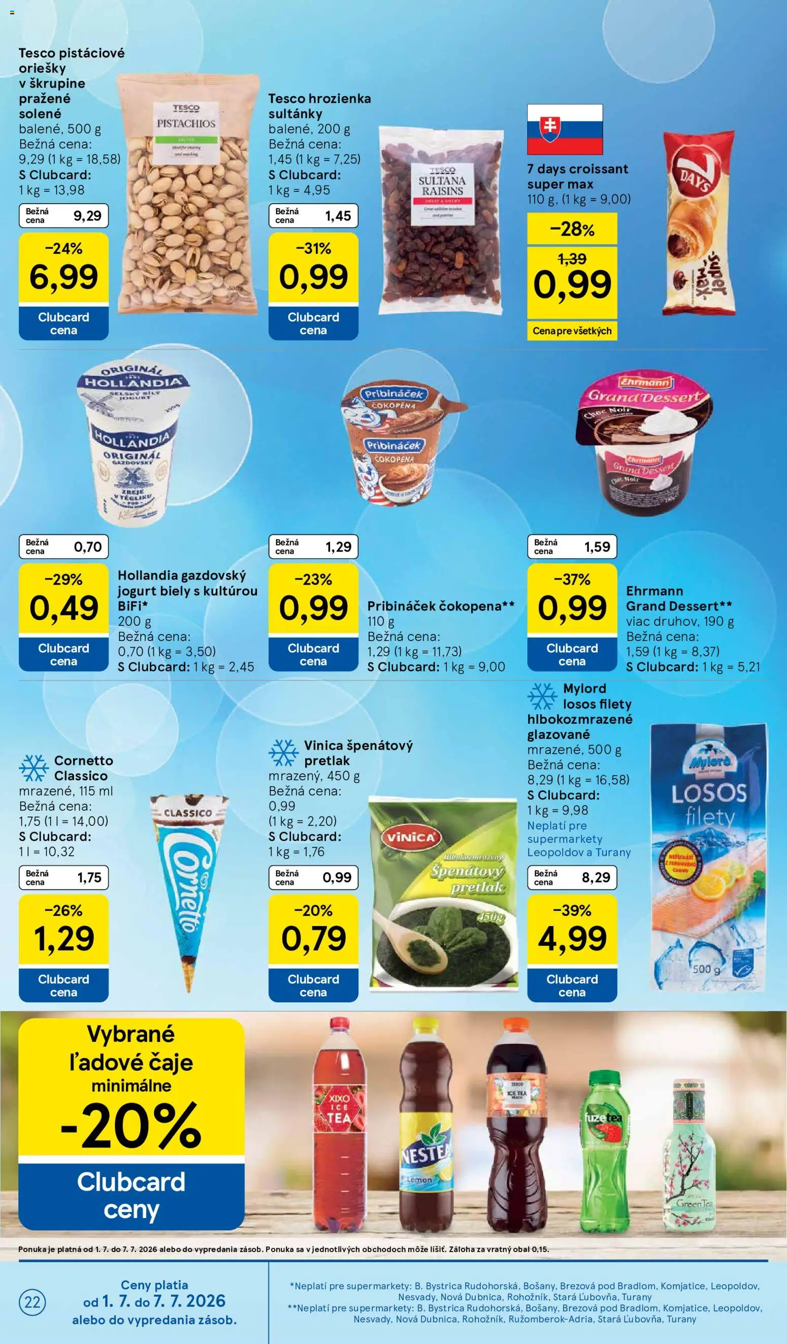 Nové Tesco akcie – leták je platný od 01.07.2026 | Strana: 22