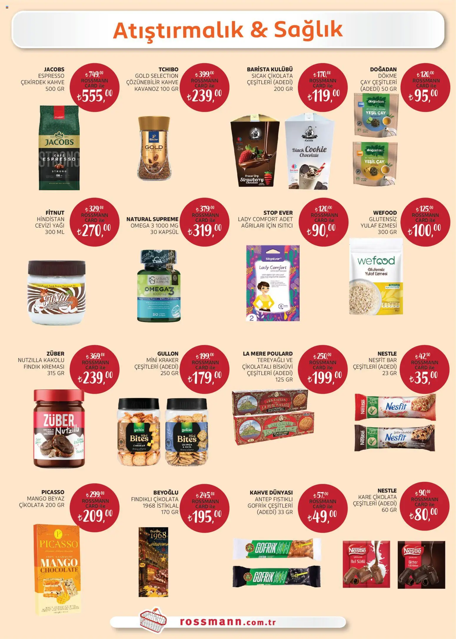 Rossmann - Mart Ev & Yaşam Kataloğu - 02.03.2026 tarihinden itibaren geçerlidir | Sayfa: 17 | Ürünler: Çikolata, Çay, Mango, Sıcak çikolata
