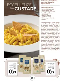 Anteprima del volantino Spazio Conad volantino Buono del Paese valido a partire dal 01/07/2026 | Pagina: 8 | Prodotti: Pane, Acqua, Latte, Pecorino