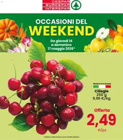 Anteprima del volantino Eurospar volantino Weekend valido a partire dal 14.05.2026