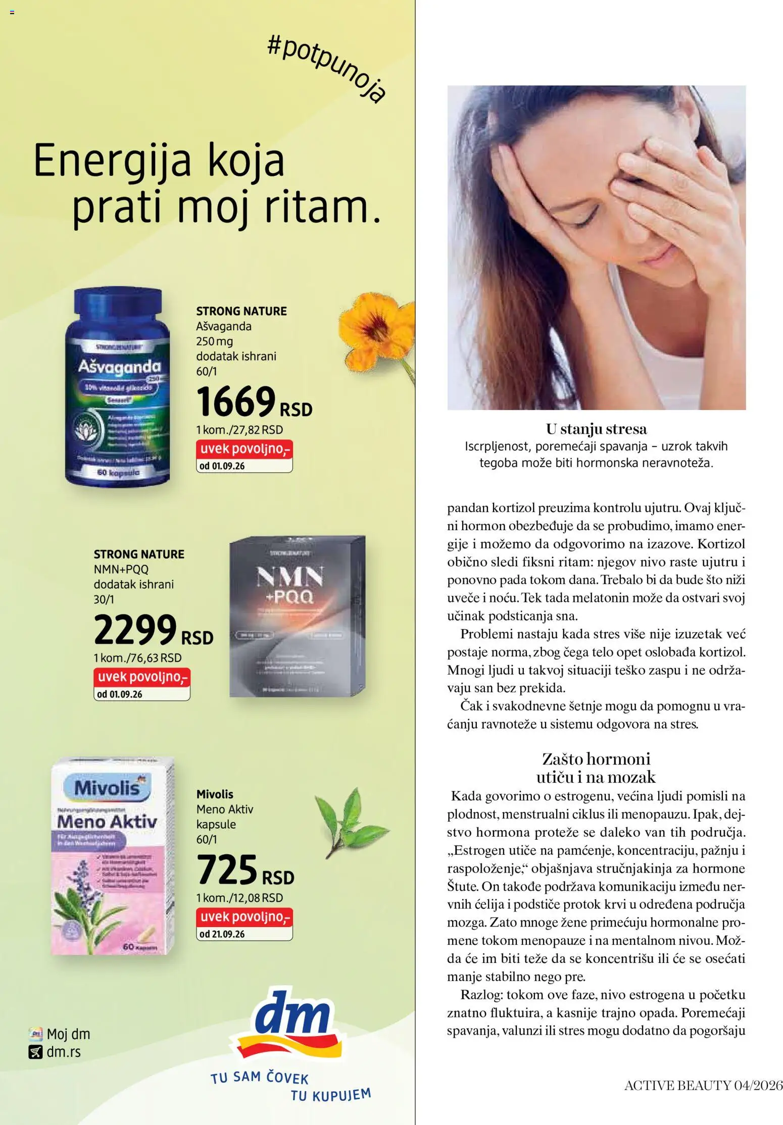 DM Drogerie katalog - važi od 15.10.2026 | Strana: 30 | Proizvode: Kapsule, Ašvaganda, Sto