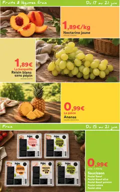Hmarket - Prévisualisation de Hmarket catalogue valide à partir de 15.06.2026 | Page: 3 | Produits: Olives, Raisin, Poivron, Ananas
