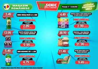 Ofertele Senic valabile de la 17.08.2026 | Pagină: 3 | Produse: Vopsea, Mici, Bere, Deluxe