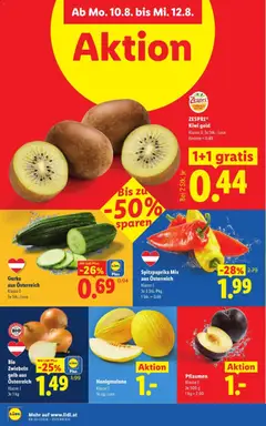ZE জৈSPRI®, Kiwi gold, ZE জৈSPRI® Kiwi gold, Klasse I; Je Stk.; Lose, Einzeln = 0.89 ab 06.08.2026 gültig | Seite: 40