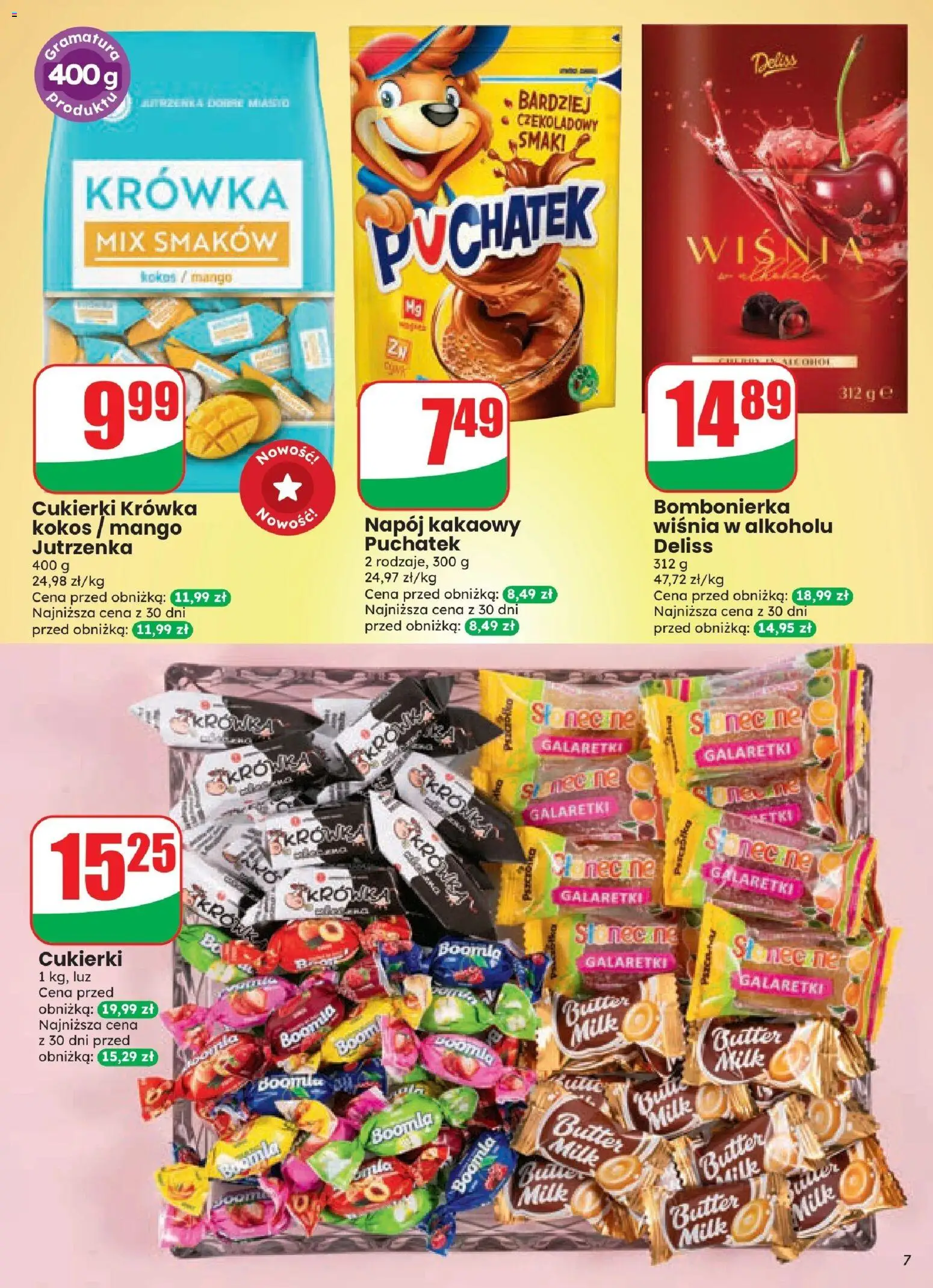 Dino gazetka od 21.10.2026 | Strona: 7 | Produkty: Mango, Galaretki, Bombonierka, Kokos
