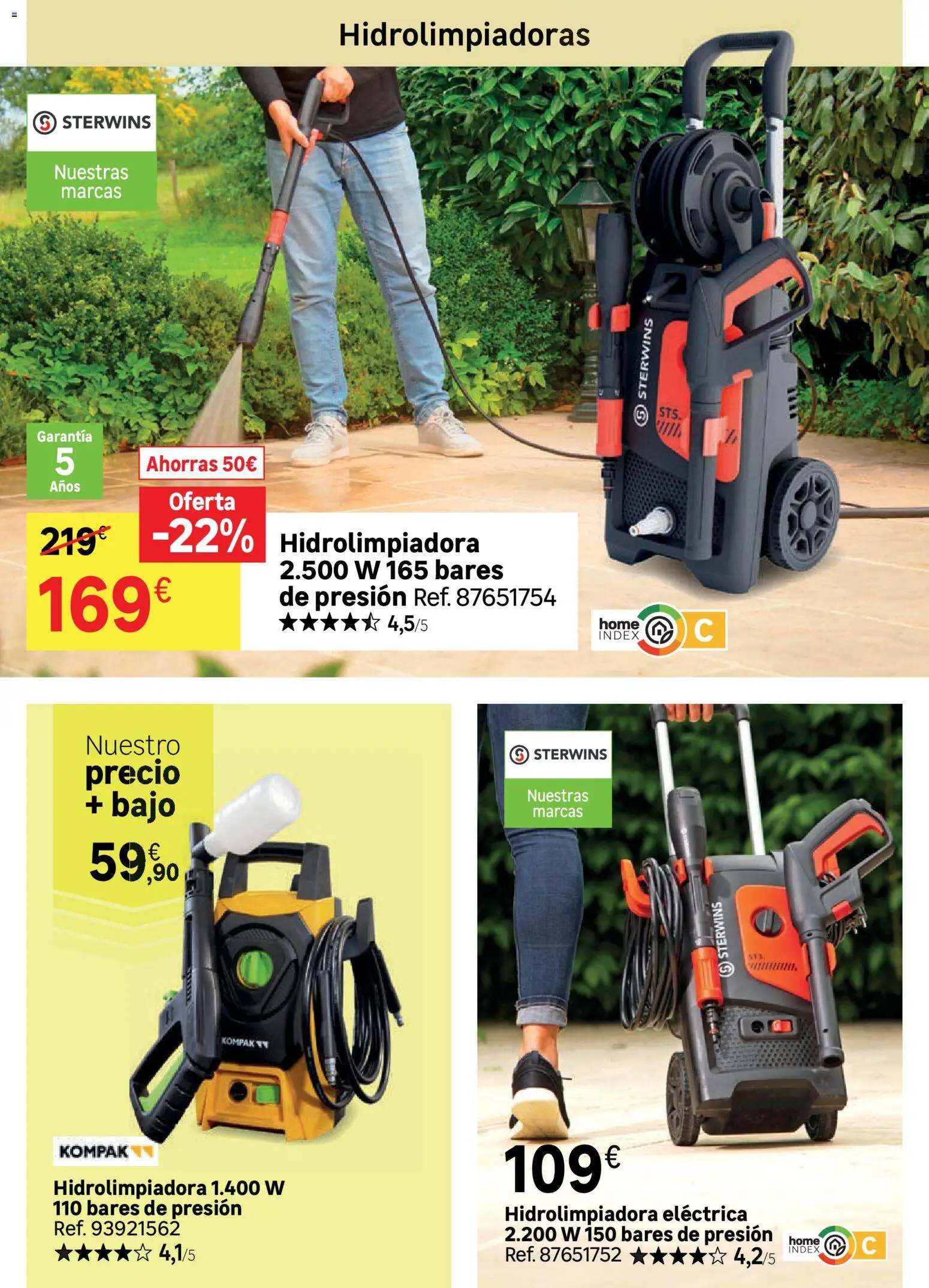 Leroy Merlin catálogo │ válido desde el 24.03.2026 | Página: 133 | Productos: Hidrolimpiadora