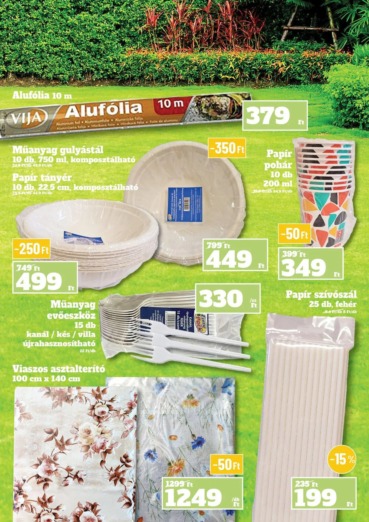 Family Diszkont akciós ujság - amely érvényes a következő dátumtól: 28.05.2026 | Oldal: 23 | Termékek: Evőeszköz, Tányér, Kés, Pohár