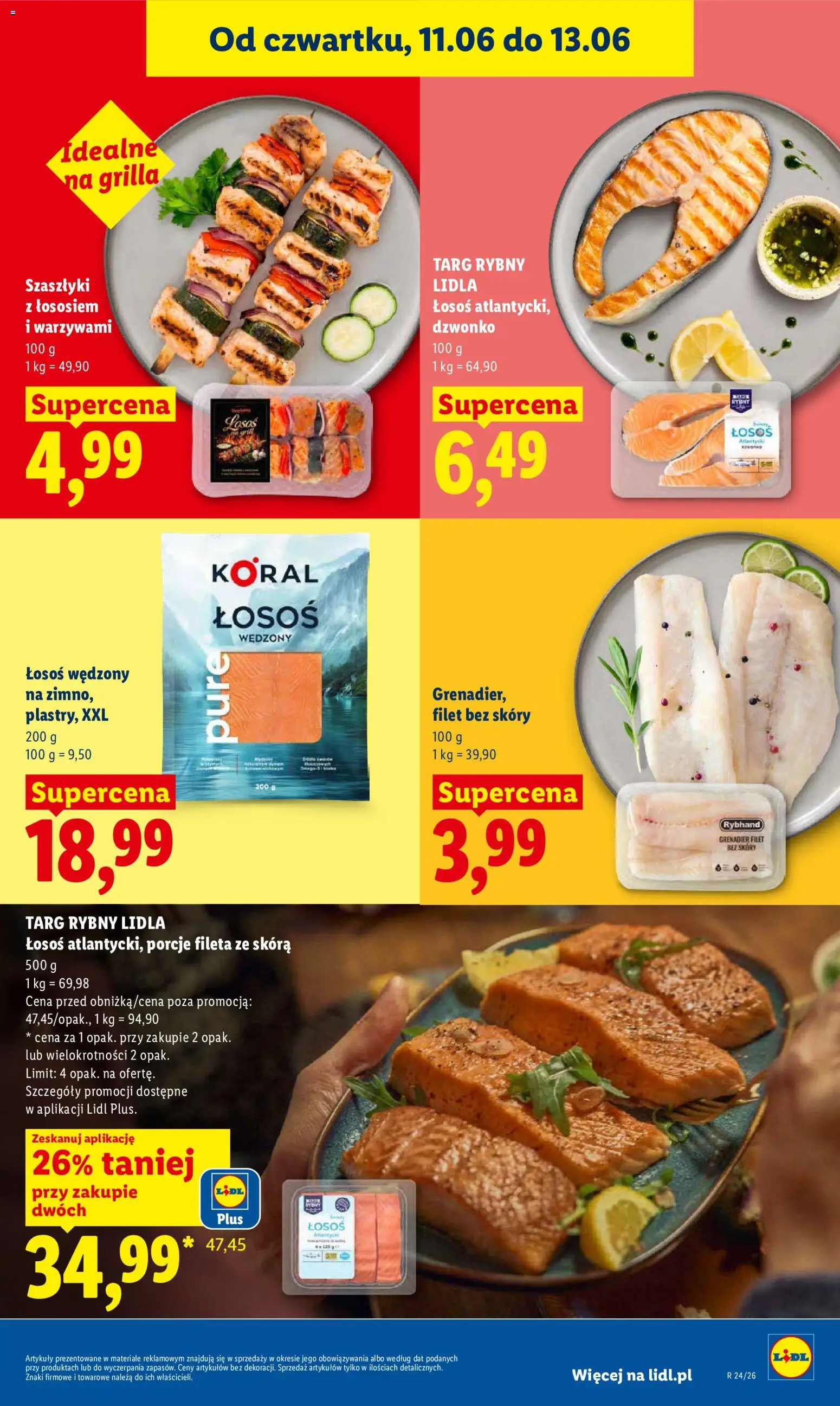 Lidl gazetka od 11.06.2026 | Strona: 59 | Produkty: Łosoś wędzony, Łosoś