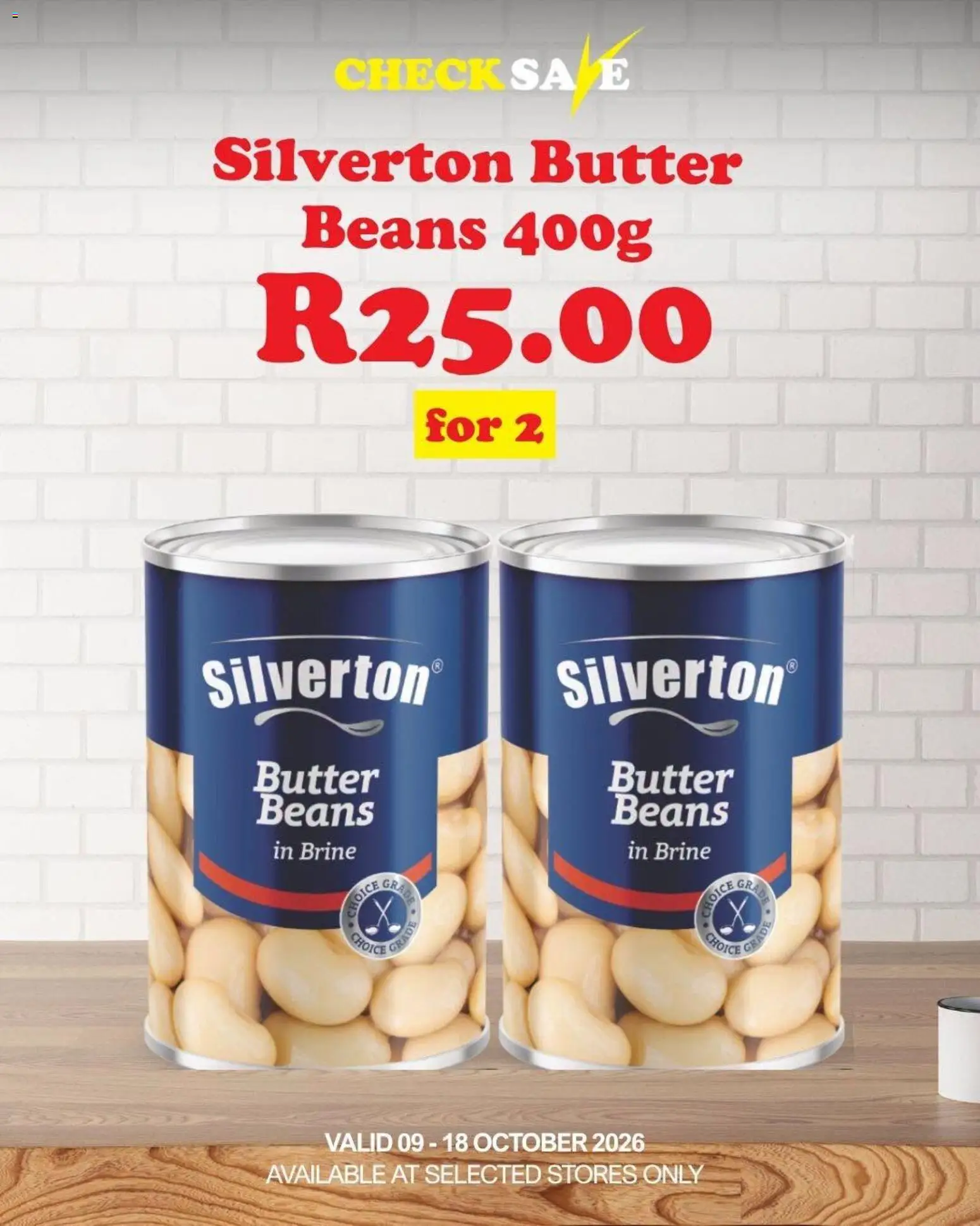 New Check Save catalogue – valid from 09/10/2026 | Page: 14 | Products: Beans, Butter