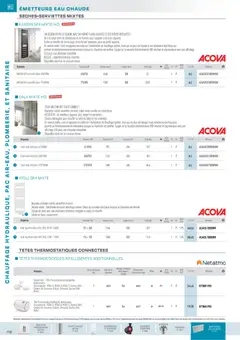 Rexel - Prévisualisation de Rexel  Chauffage Hydraulique, PAC Air-Eau, Plomberie et Sanitaire valide à partir de 01.12.2025 | Page: 63 | Produits: Poids, Mais, Radiateur, Télécommande