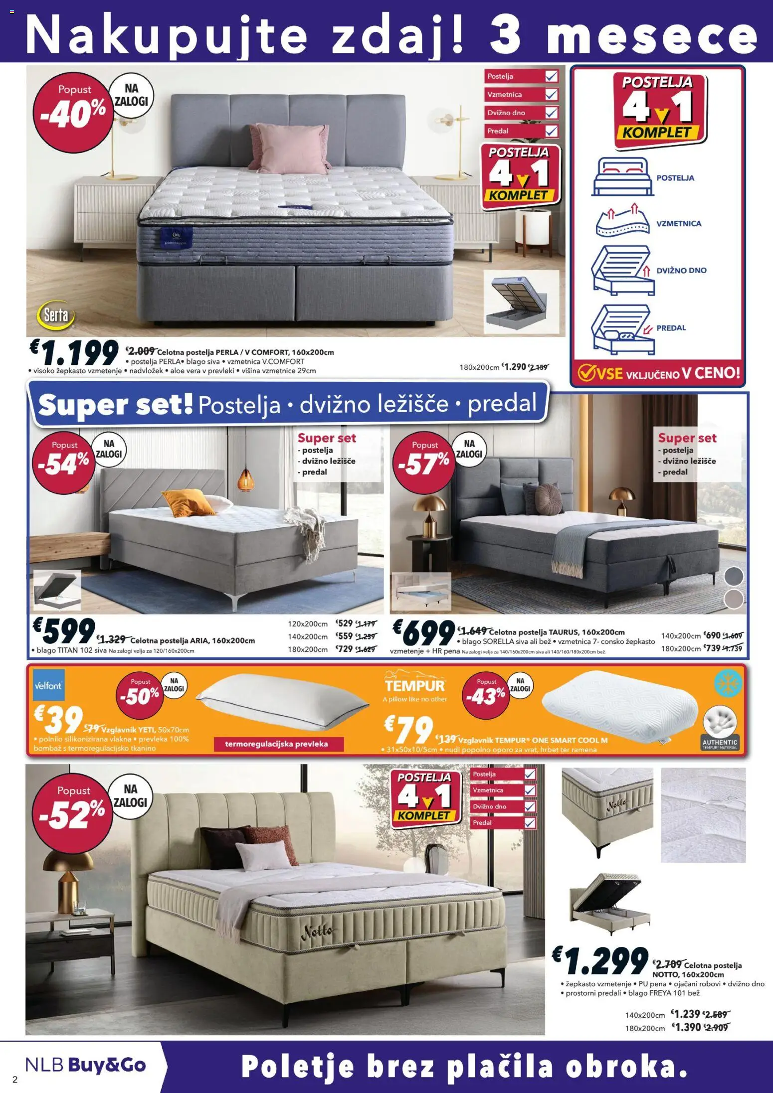 Novi Harvey Norman katalog ponudbe – veljaven od 05.08.2026 | Stran: 2 | Izdelki: Aloe Vera, Vzglavnik, Nadvložek, Prevleka