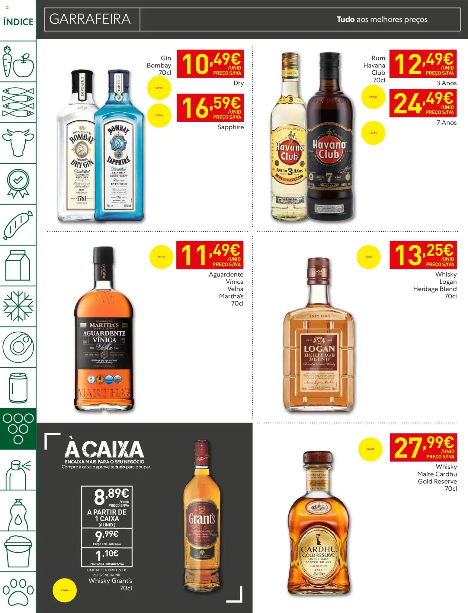 Recheio folheto │ válido de 19.05.2026 | Página: 42 | Produtos: Whisky, Caixa, Gin