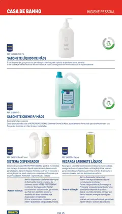 Pré-visualização Makro Especial Limpeza 2026 válido de 20.05.2026 | Página: 25 | Produtos: Agua, Sabonete líquido, Banho, Creme