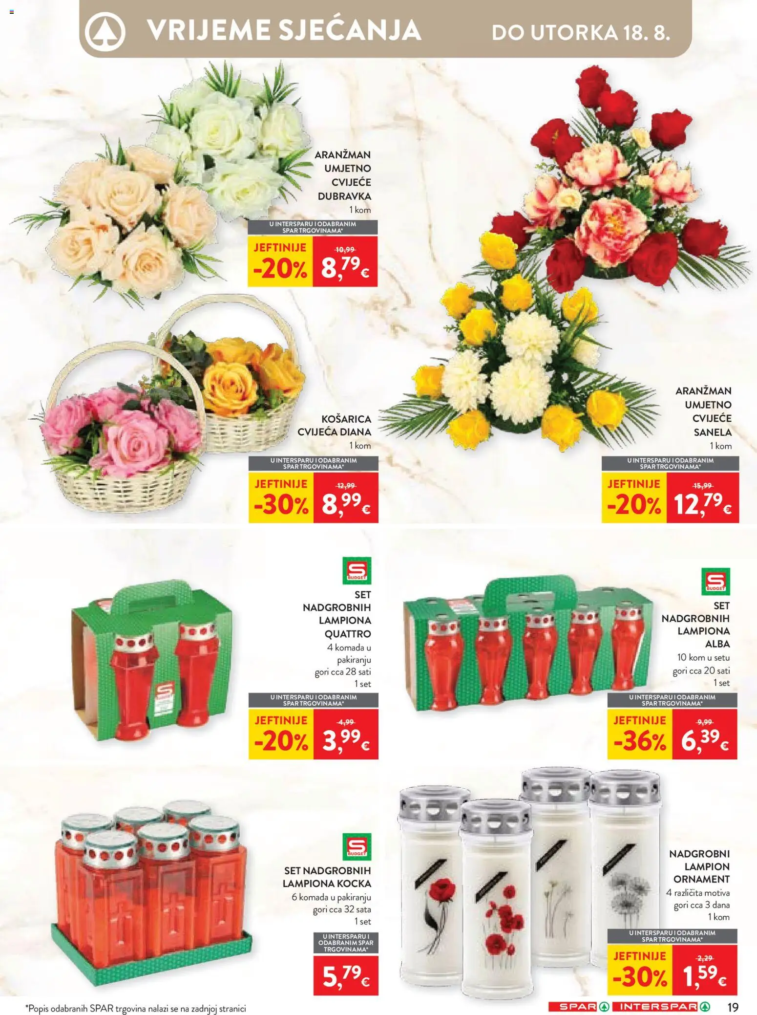 Interspar katalog | vrijedi od 04.08.2026 | Stranica: 33 | Proizvodi: Cvijeće, Lampion
