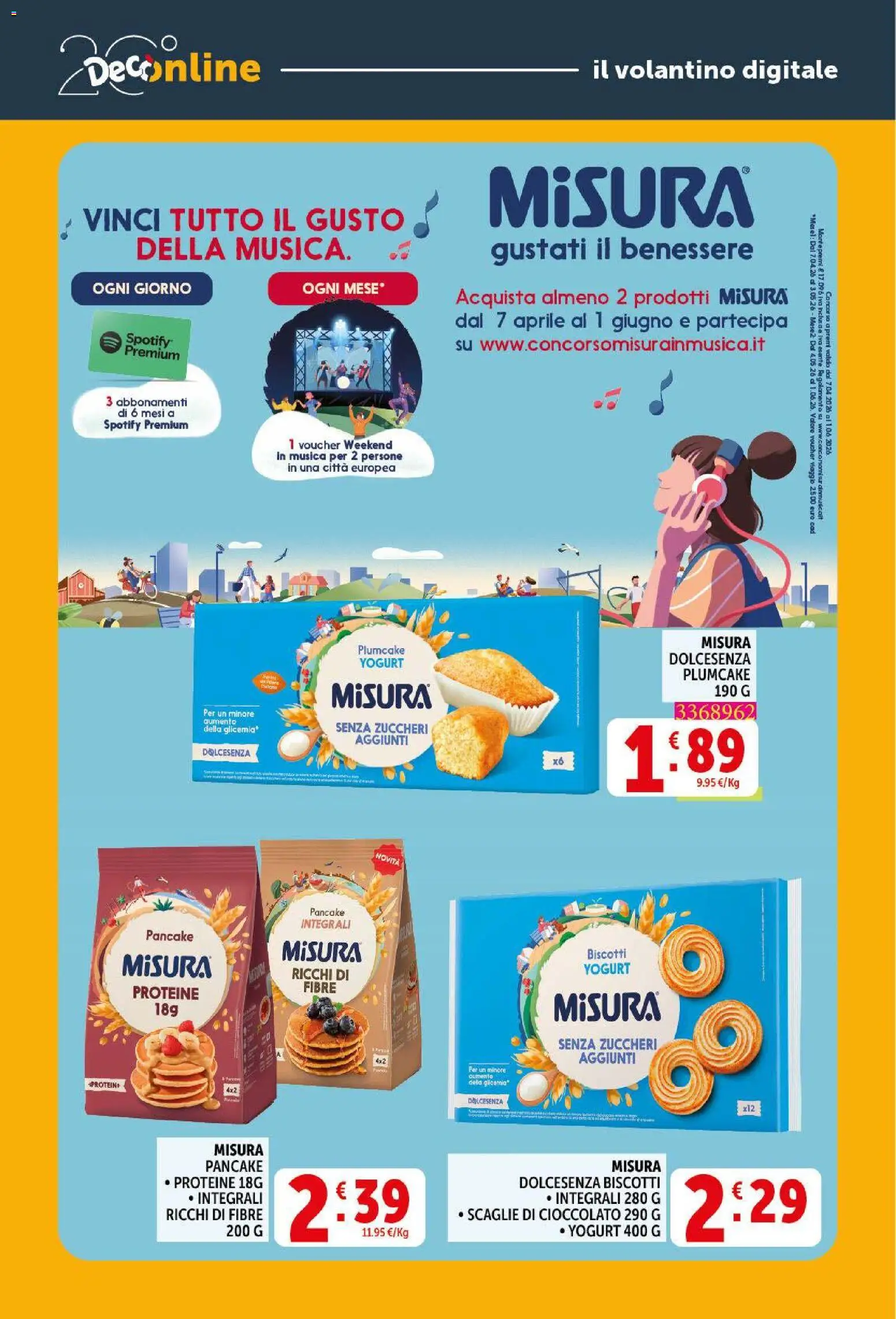 Volantino Decò del 09.04.2026 | Pagina: 25 | Prodotti: Yogurt, Cioccolato, Biscotti, Plumcake