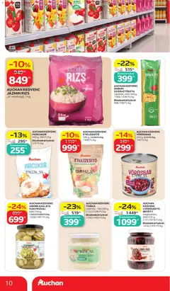 AUCHAN KEDVENC ÉTELÍZESÍTŐ, 500 g, 2238 Ft/kg, 1998 Ft/kg - amely érvényes a következő dátumtól: 2026.10.15. | Oldal: 10