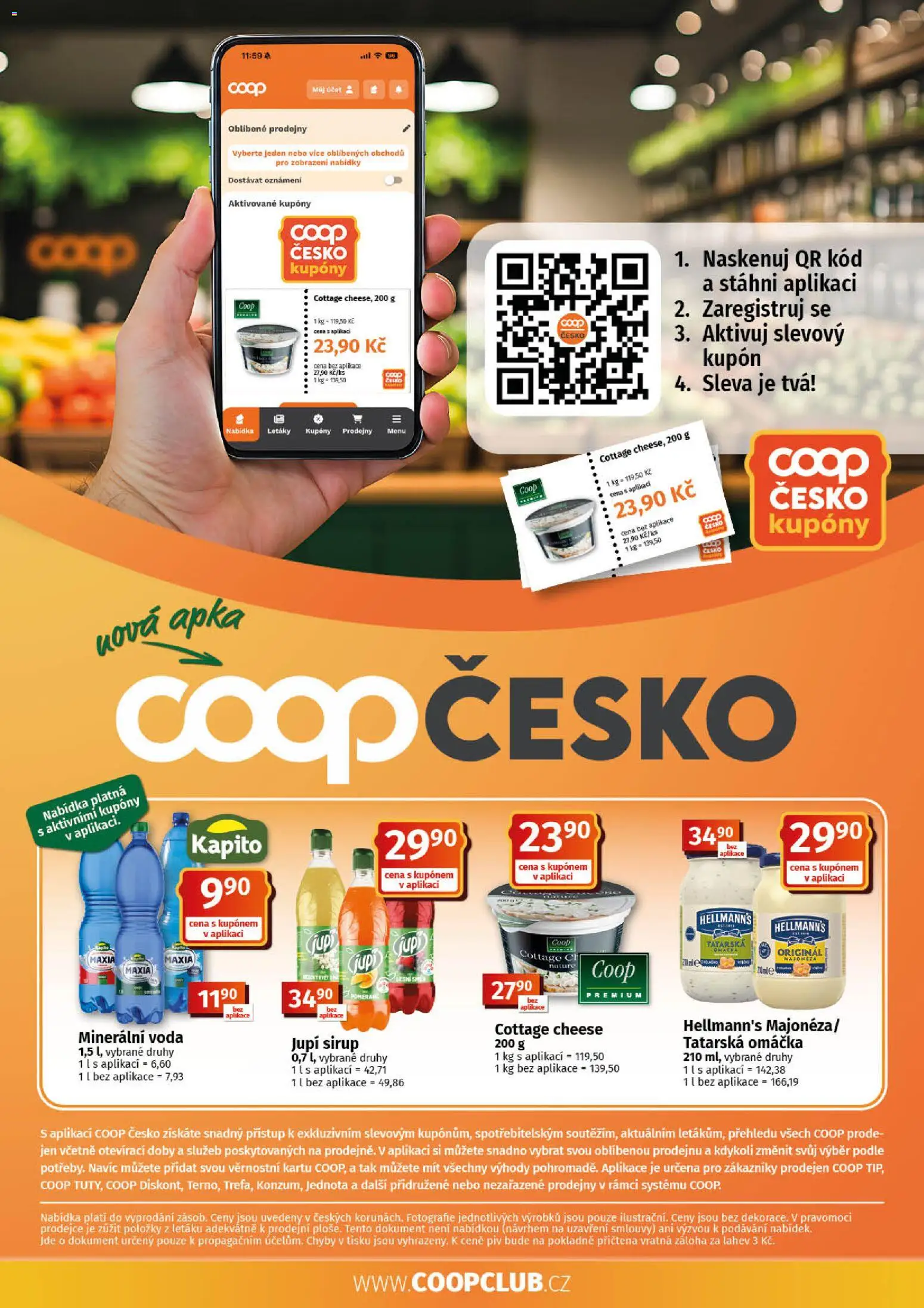 Coop leták - Tuty od 03.06.2026 | Strana: 10 | Produkty: Jupí, Sirup, Tatarská omáčka, Cottage cheese