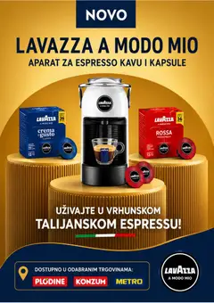 Lavazza a modo mio - Pregled kataloga iz trgovine , vrijedi od 03.08.2026