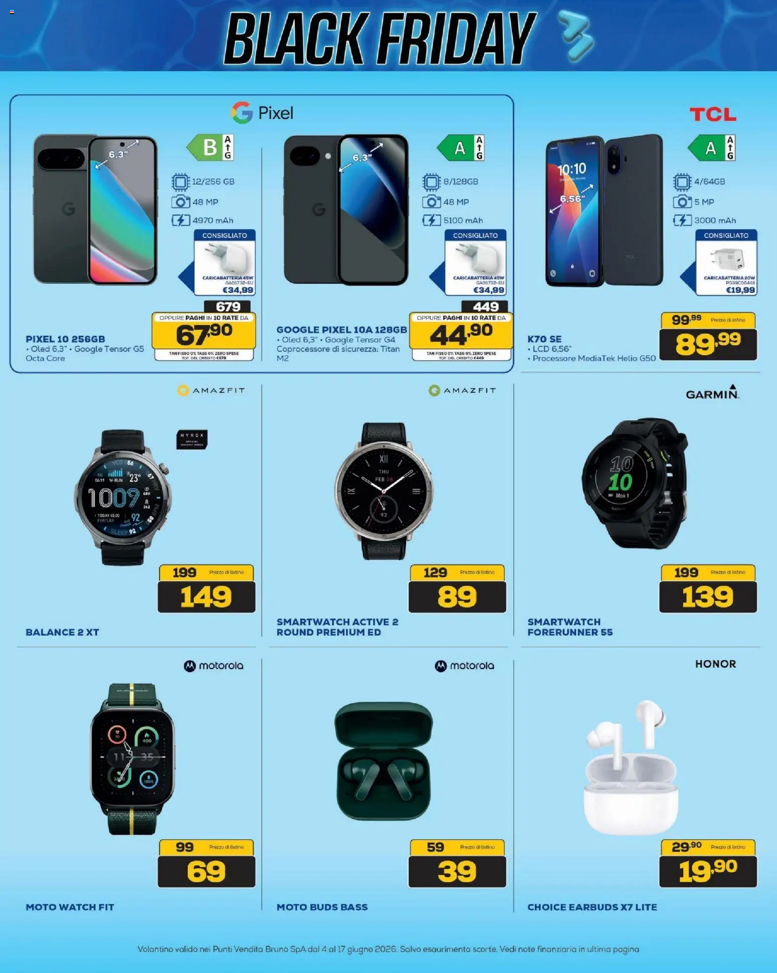 Volantino BRUNO del 04.06.2026 | Pagina: 14 | Prodotti: Smartwatch