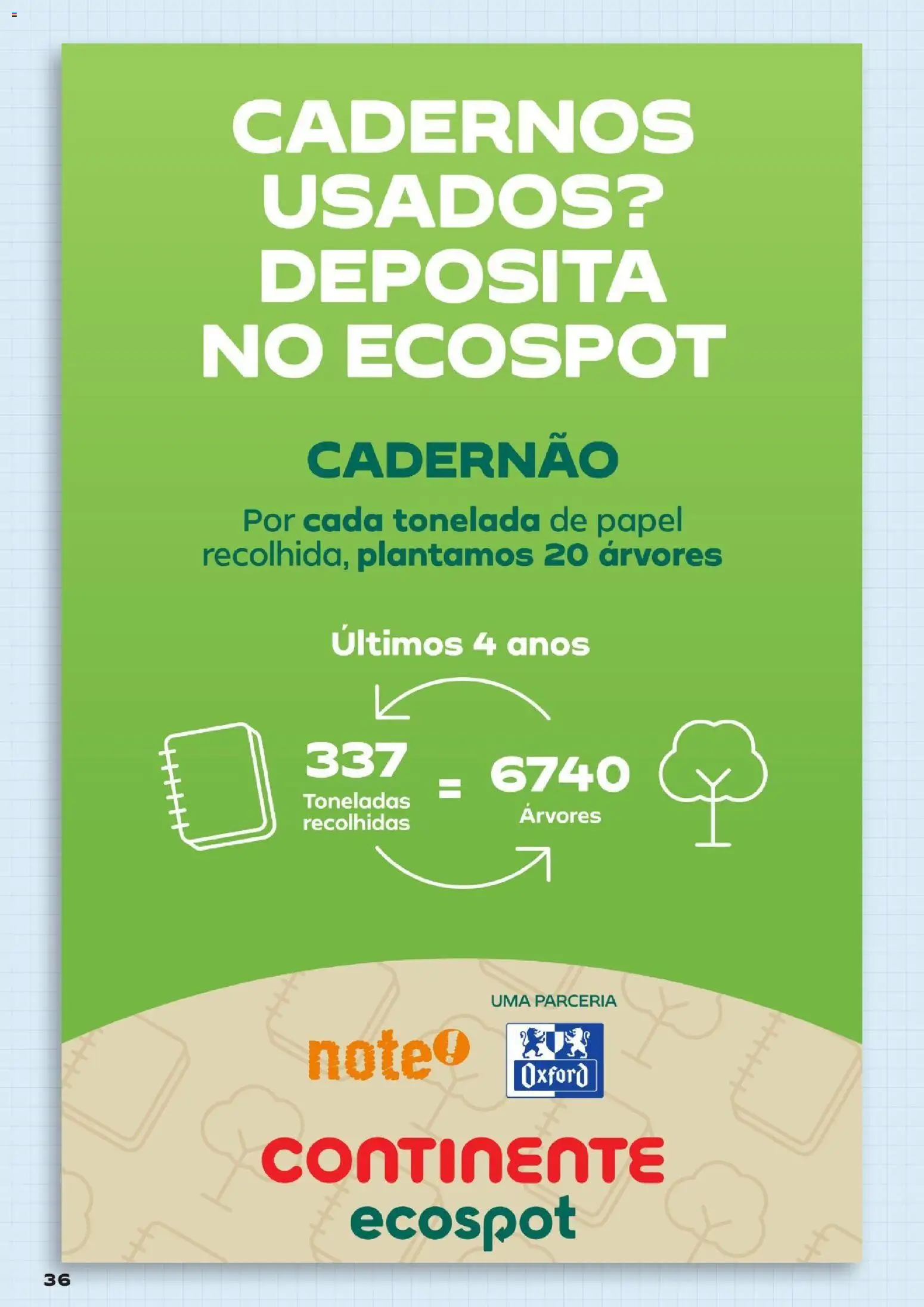 Continente - Açores Regresso às Aulas │ válido de 25/08/2026 | Página: 36 | Produtos: Cadernos