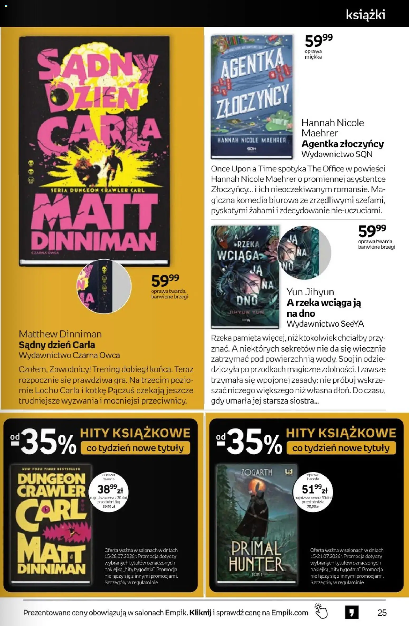 Empik promocje - Tom kultury Książki od 15.07.2026 | Strona: 25 | Produkty: Książki